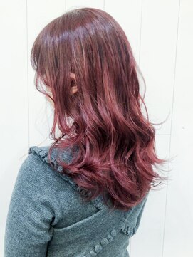 アイティー バイ アルバム 中野店(IT by ALBUM) ピンクロング_クールショートピンクベージュボブルフ_ba309521