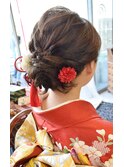 成人式 髪型/メイク/振袖/着付け【BELL桜新町/用賀】