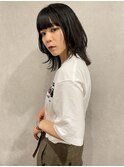 sac.みつよ　スタイリング簡単　ミディアムウルフ
