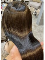 髪質改善＊マロンベージュ＊20代30代40代＊かきあげ【Zina銀座】