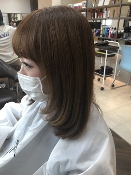 アプシー 三田駅前店(Apsee) 顔まわりレイヤースタイル