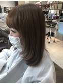 顔まわりレイヤースタイル