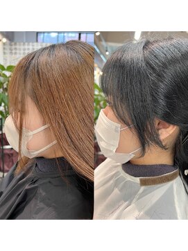 コワファーストナガサキシャンプーボーイ(COIFF1RST NAGASAKI SHAMPOO BOY) 【韓国ヘア】フェイスレイヤー！