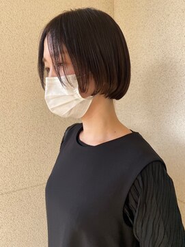 リィベ(Liibe) guest snap 前上がりミニボブ