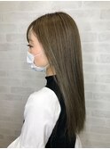 ハイライト×ストレートヘアー×髪質改善