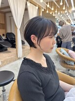 ロンドアジュール 横浜(Lond azur)&nbsp;顔が出ない！ショートの中でも短すぎないショート　横浜ショート