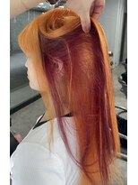 セレーネヘアー(Selene hair) orange × red