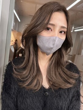 サイン 表参道(SIGN) レイヤーカットイヤリングカラーインナーカラーケアブリーチ