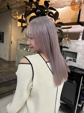 イル(iLe.) オータム　グレーベージュ×ラベンダー