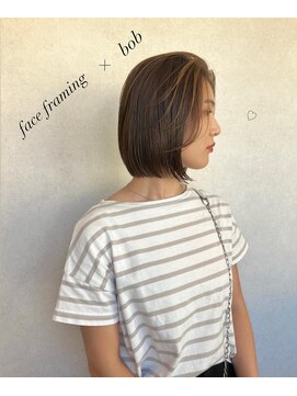 フォルメージ(formage) ぱつっとボブ×フェイスフレーミング