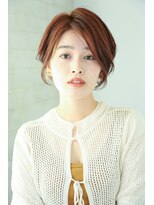 ガーランド (Garland)&nbsp;大人ショート/ショートボブ/マチルダボブ/ピンクベージュ/卵型