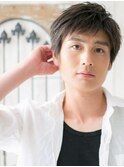オーガニックカラー簡単スタイリングな耳だしショートV上尾
