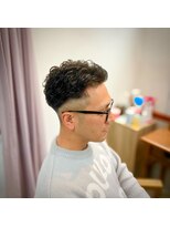 シェアサロン 博多 40代メンズパーマスタイル