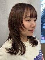 ヒビト 恵比寿 渋谷(HIBITO.) 髪質改善カラー ウルフ ミディアムウルフ デザインカット