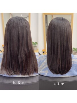 リアン 四条大宮店(Lien) 縮毛矯正+髪質改善トリートメント（リタッチ可）