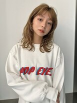 チャンチ(chanch) 大人かわいい透け感ベージュ/フェミニンロング