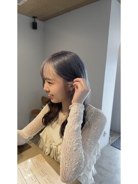 ミュゼリーブル(Musee libre) ” ツートンカラー ダブルカラー パープルブルーシルバー ”