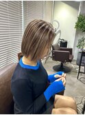 デザインカラーハイライトカラーケアブリーチダブルカラー渋谷