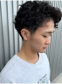 メンズブラックパーマ