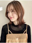 結べるボブレイヤーカット顔まわりカット後毛カットワンカール