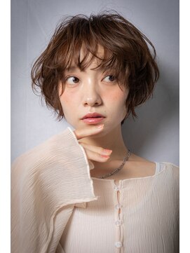 カバーヘア ブリス 戸田公園西口店(COVER HAIR bliss) 乾かすだけフェザーショートマッシュパーマw戸田公園20代30代