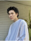 メンズカット/刈り上げなし/スパイキーショートパーマ/表参道