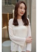 【竹之内蔵人】大人女子のくすみブラウン × 柔らかミディ