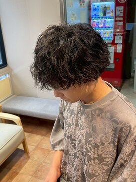 パーミル ヘア クマモト(permille ‰ hair Kumamoto) シャドウパーマ×メンズミディアム