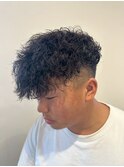 フェザーパーマ/スパイキーショート/サーフカール[大分駅/MEN'S]
