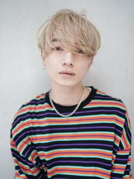 ギークス(GEEKS) 【GEEKS渋谷】ラウンドマッシュ/ブロンド/ミルクティーベージュ