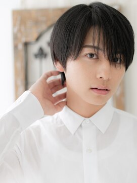 モッズヘア メン 仙台愛子駅前店(mod's hair men) 学生ナチュラルブラックメンズショートa仙台愛子