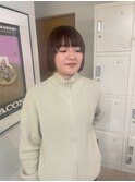 黒髪/オリーブグレー/小顔/ココアベージュ/津田沼駅