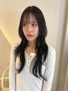 ハッシュカット/ロングレイヤー/韓国レイヤー