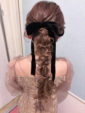 編み下ろしポニー