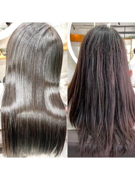 【自分史上一番☆】髪質改善縮毛矯正