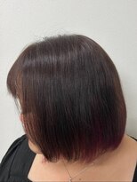 カットサロン うちだ&nbsp;ショートボブスタイル　インナーカラー