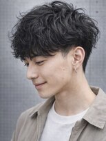 アクシス 津田沼(AXIS)&nbsp;メンズマッシュパーマ無造作束感ナチュラルトレンド