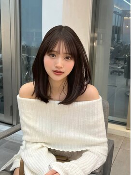 フィル 横浜(fil) イメチェンピンクベージュ前髪