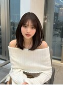 ミルクティブロンドワンホンレイヤーダークブルー