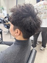 ヌークバイラヴェスト 四日市(neuk by lovest)&nbsp;【neuk服部】アップバングショートニュアンスパーマ