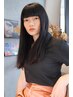 【梅雨対策】カット+ナチュラルストレート+４ステップトリートメント￥25500
