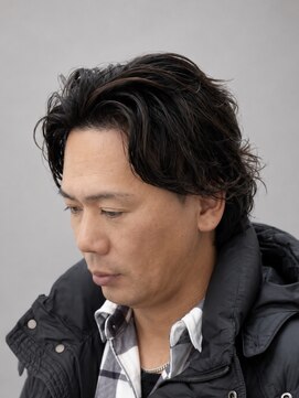 スター(STAR) 20代30代メンズゆるふわパーマビジネスショート