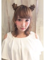 【AnFyeforprco】ハーフお団子ツインテール♪