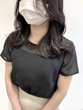 アッシュ 高円寺店(Ash) インナーカラー×グレー