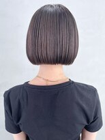 アルバム 銀座(ALBUM GINZA)&nbsp;ブラウンボブ_カーキグレージュマッシュショート_ba348971