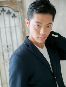 モッズヘア メン 南越谷南口店(mod's hair men) 七三オールバックでワイルドツーブロックM