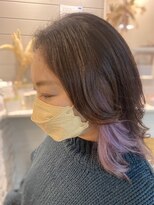 リシャール(R’E CHALE) ラベンダー系インナーカラー