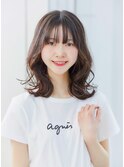 【池上まさよし】切りっぱなし#地毛風#外ハネミックスカール
