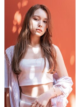 アルテ(ARTE) 【ARTE表参道/青山】顔まわりレイヤーセミロング×透明感カラー