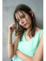 ケアリー 浦和美園(Carelly)&nbsp;大人かわいい前髪セシルカットココアブラウンフリンジウェーブす